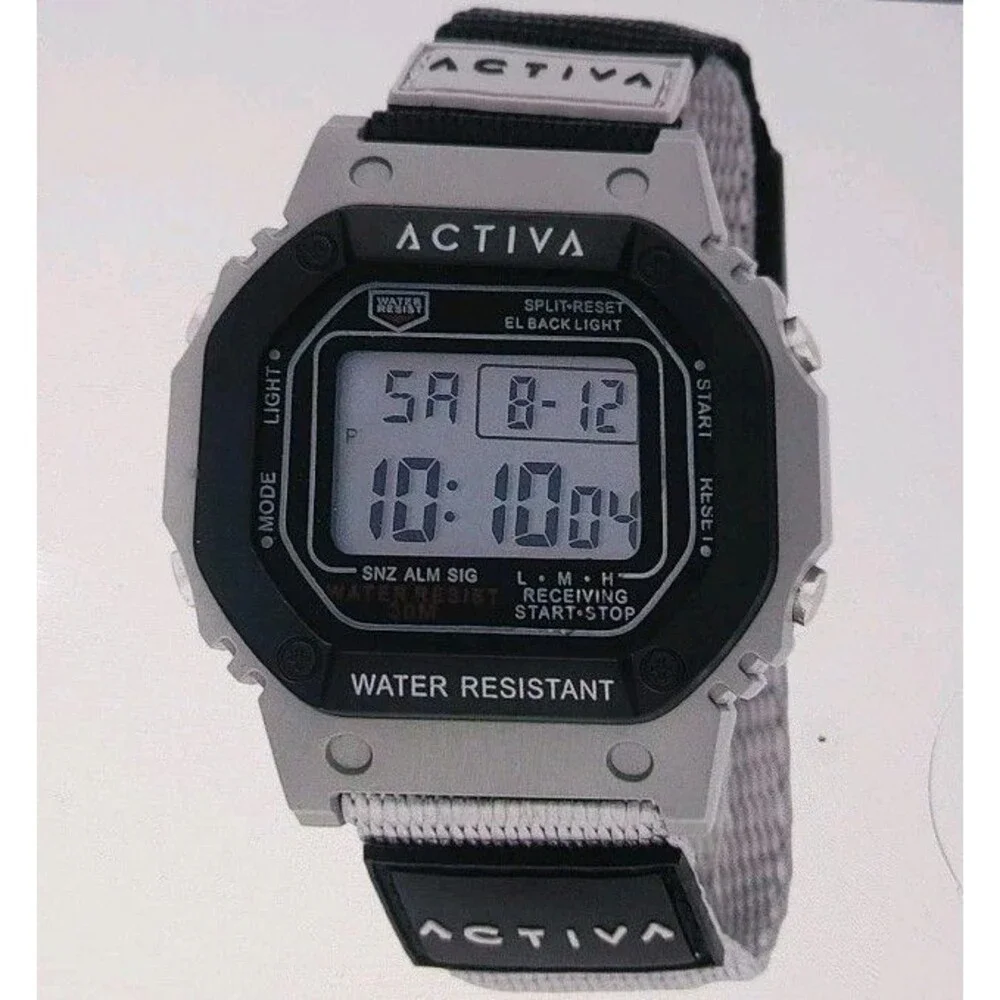 ACWF002 - Activa Spectra X Invicta Digital Unisex Watch - 44.5mm, Grey, Black